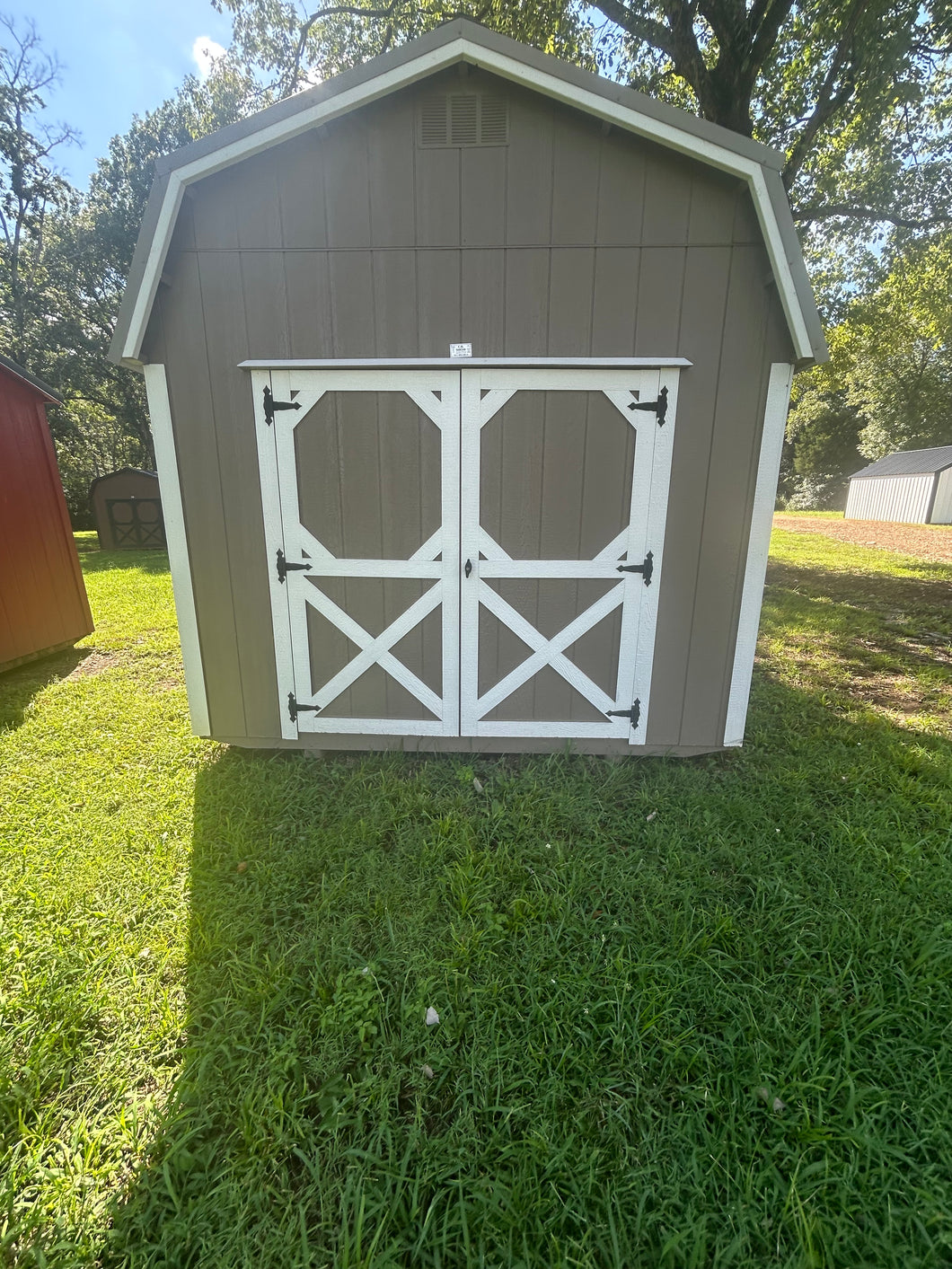 8x8 Grey Barn