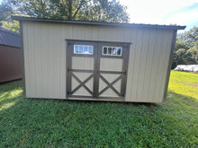 Load image into Gallery viewer, 10x16 Tan Utility Building
