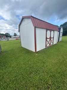 10x16 White Barn