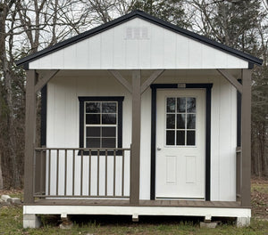 12x24 White Utility Cabin