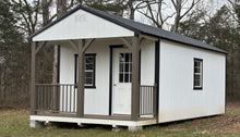 Load image into Gallery viewer, 12x24 White Utility Cabin
