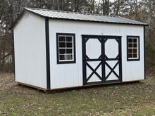 Load image into Gallery viewer, 12x16 White Utility Shed
