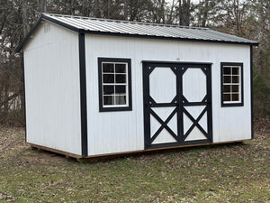 12x16 White Utility Shed
