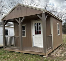 Load image into Gallery viewer, 12x16 Pine Bark Cabin
