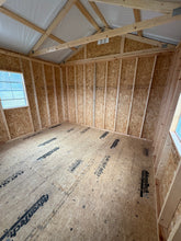 Load image into Gallery viewer, 12x16 Pine Bark Cabin
