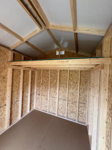 8x10 White Utility Shed